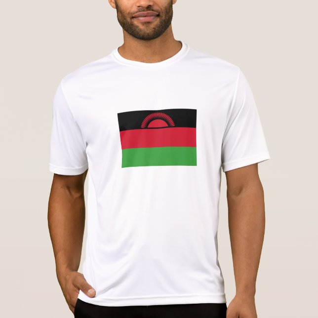 Camiseta Bandeira do Malawi (Frente)