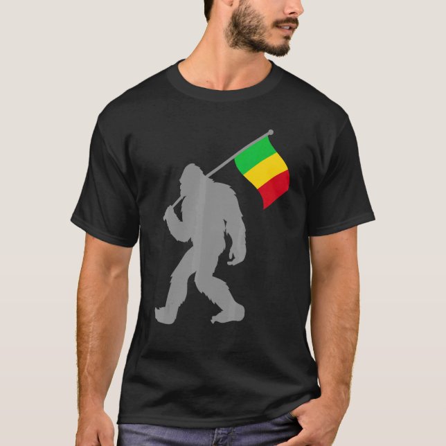 Camiseta Bandeira Do Mali (Frente)