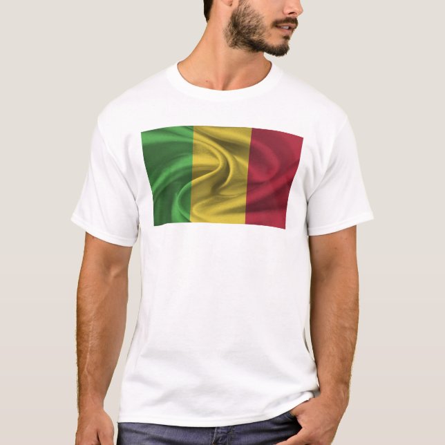 Camiseta Bandeira Do Mali (Frente)