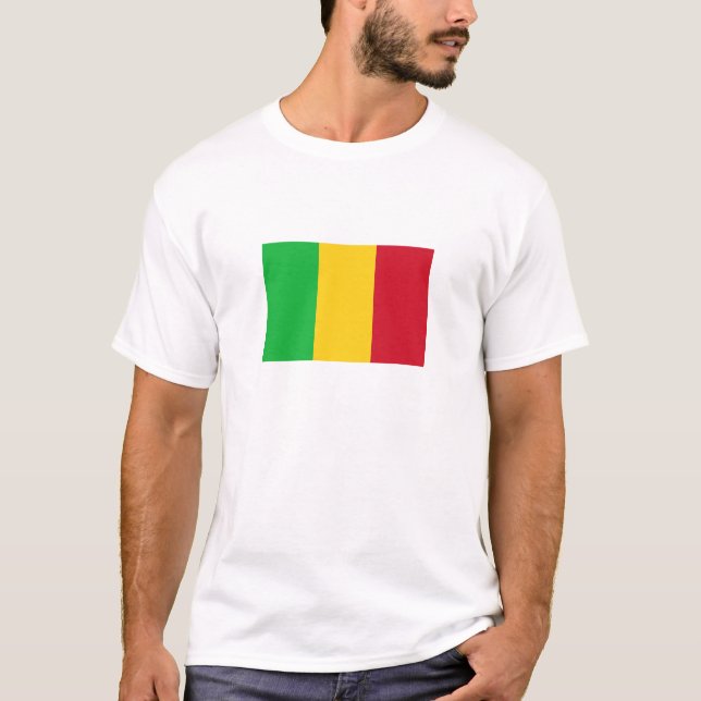 Camiseta Bandeira do Mali (Frente)