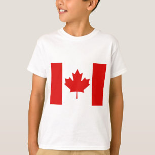 Camiseta Bandeira do Maple Leaf do Canadá