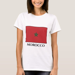 Camiseta Bandeira do Marrocos