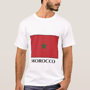 Camiseta Bandeira do Marrocos