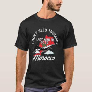 Camiseta Bandeira do Marrocos I Bandeira I Férias em Marroc