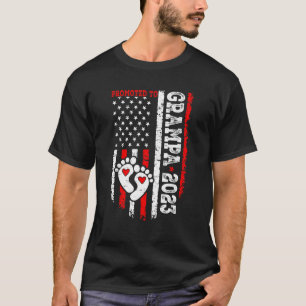 Camiseta Bandeira Do Mens Us Promovida Para Grampa No Leste