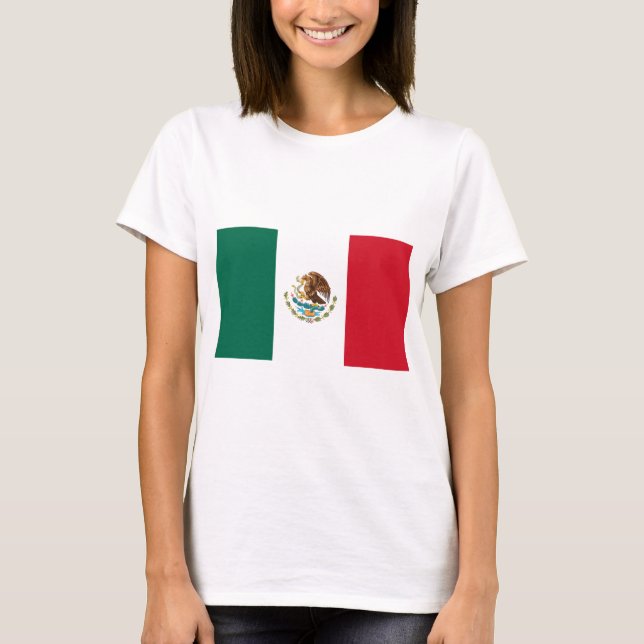Camiseta Bandeira do México (Frente)