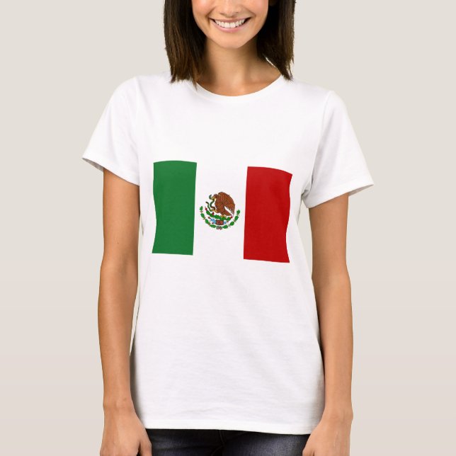 Camiseta Bandeira do México (Frente)