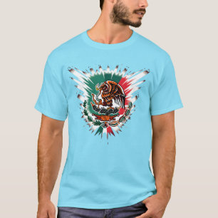 Camiseta Bandeira do México.