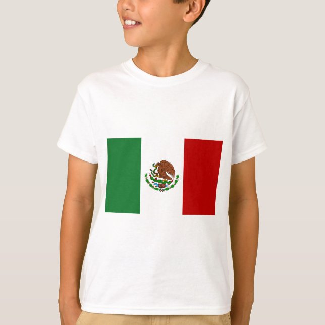 Camiseta Bandeira do México (Frente)