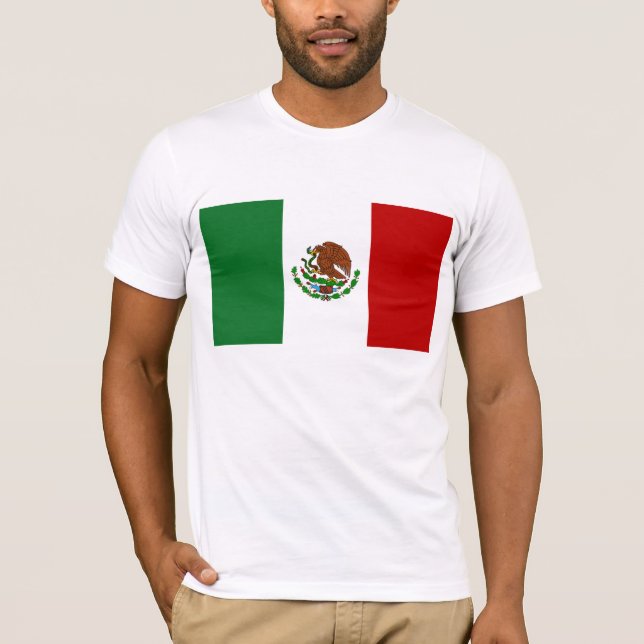 Camiseta Bandeira do México (Frente)