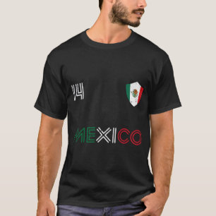 Camiseta Bandeira do México 14 Torcedor de Futebol Mexicano