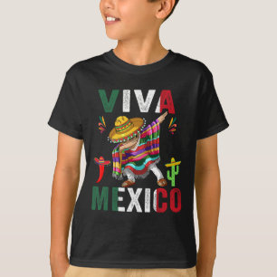 Camiseta Bandeira do México Dia da Independência Homens Mex