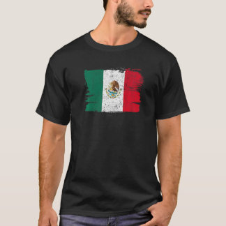 Camiseta Bandeira do México Orgulho Amizade Orgulho Paz Vin