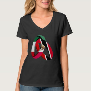 Camiseta Bandeira do México Trinidad&Tobago Anel de Casamen