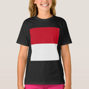 Camiseta Bandeira do Mônaco