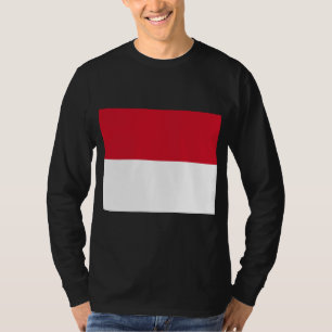 Camiseta Bandeira do Mônaco