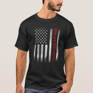 Camiseta Bandeira do Mundo do Dia de os pais de Mens - Melh