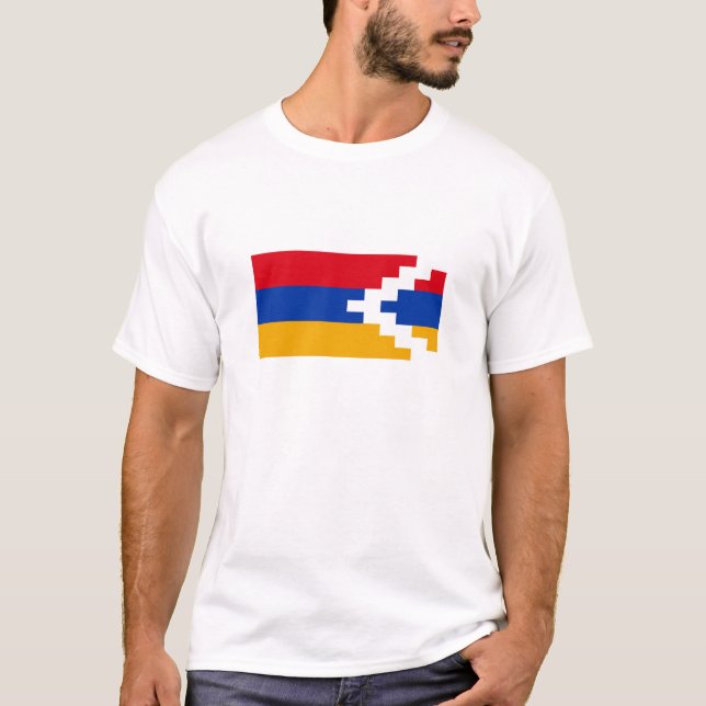 Camiseta Bandeira do Nagorno Karabakh (Frente)
