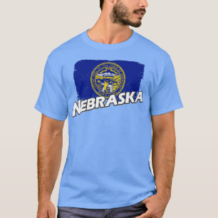 Camiseta Bandeira do Nebraska