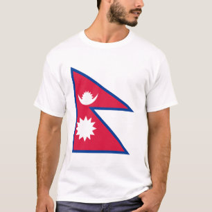 Camiseta Bandeira do Nepal
