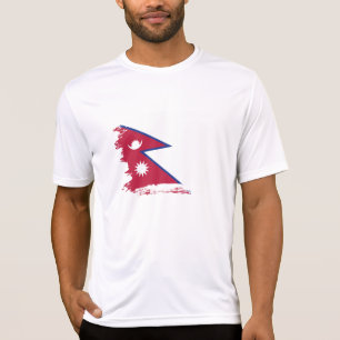 Camiseta Bandeira do Nepal