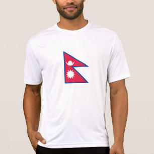 Camiseta Bandeira do Nepal