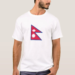 Camiseta Bandeira do Nepal