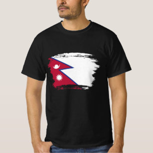 Camiseta Bandeira do Nepal