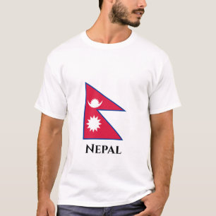 Camiseta Bandeira do Nepal (nepalês)