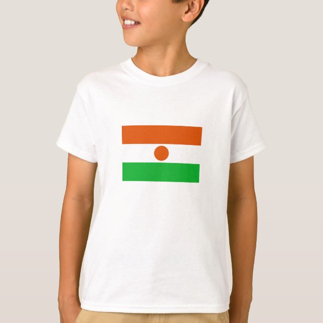 Camiseta Bandeira do Níger (Frente)