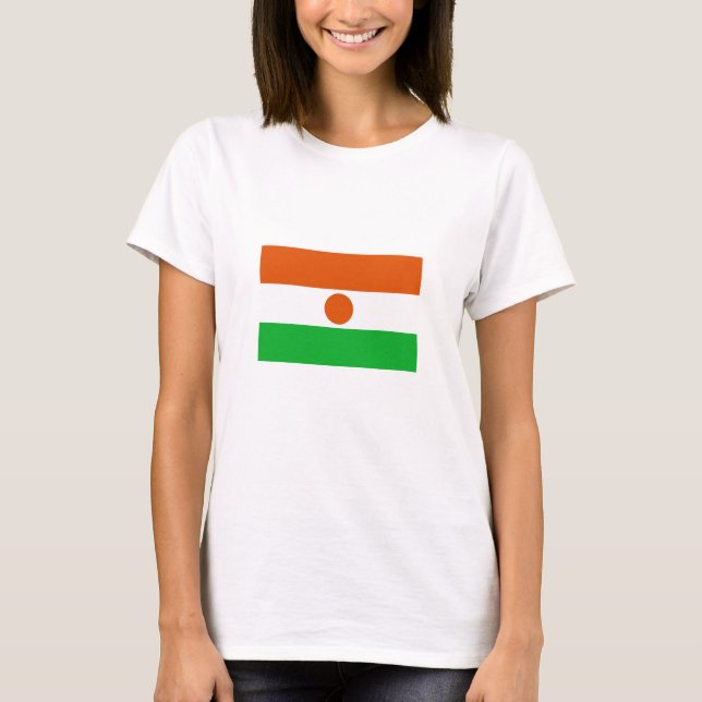 Camiseta Bandeira do Níger (Frente)