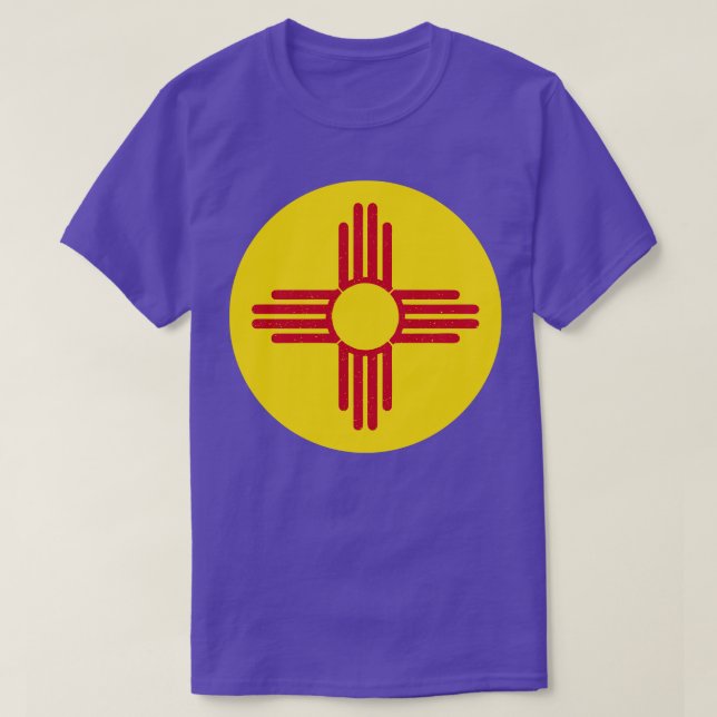 Camiseta Bandeira do Novo México (Frente do Design)
