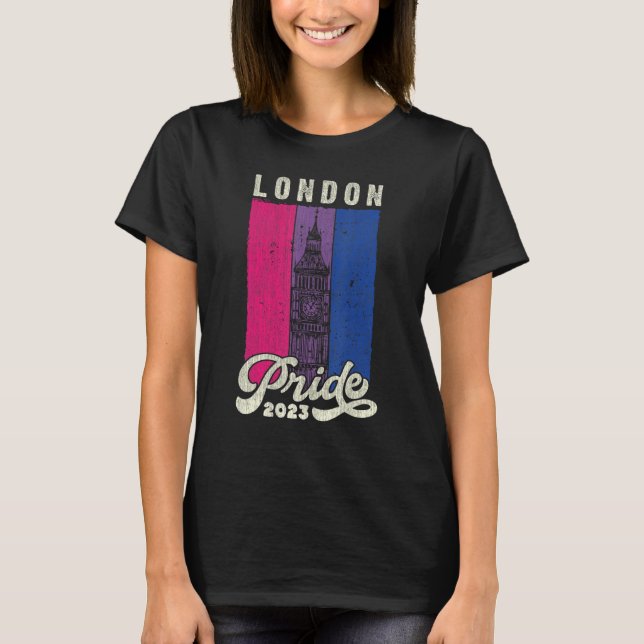Camiseta Bandeira do Orgulho 2023 Big Ben Bisexual (Frente)
