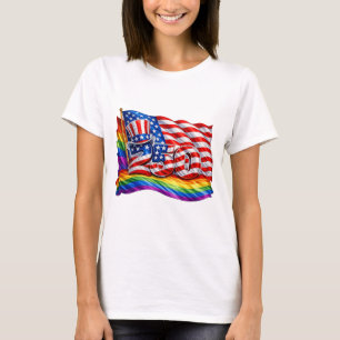 Camiseta Bandeira do Orgulho América 250