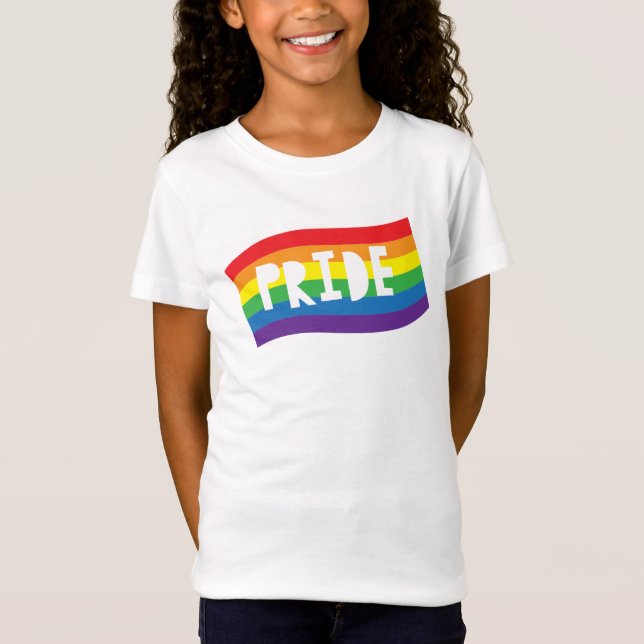 Camiseta Bandeira do Orgulho Arco-íris (Frente)