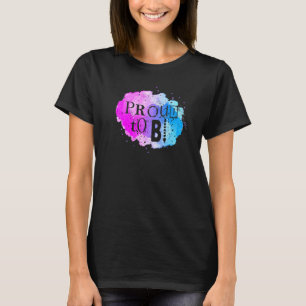 Camiseta Bandeira Do Orgulho Bi Bisexual, Aquarela Orgulhos