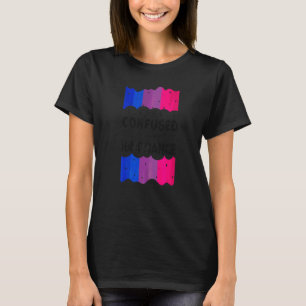 Camiseta Bandeira do Orgulho Bi Bissexual Apenas Confusa Pe