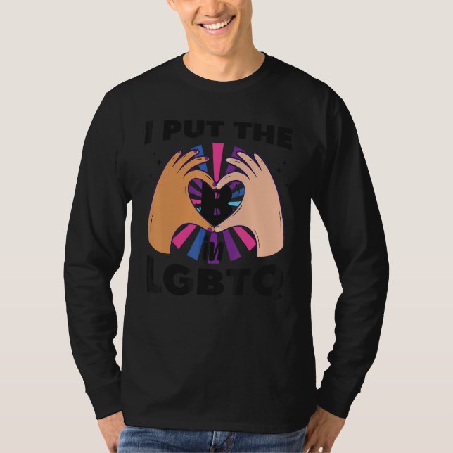 Camiseta Bandeira Do Orgulho Bi Bissexual I Colocou O B Em  (Frente)