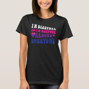 Camiseta Bandeira do Orgulho Bi Bissexual, sou Bissexual, e