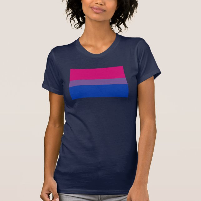 Camiseta Bandeira do Orgulho Bissexual (Frente)