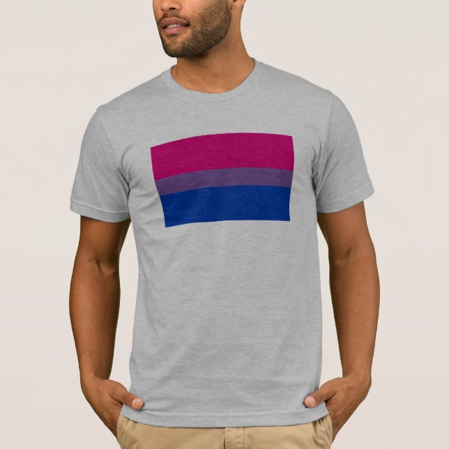 Camiseta Bandeira do Orgulho Bissexual (Frente)