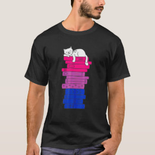 Camiseta Bandeira do Orgulho Bissexual Orgulho Livro de Pai