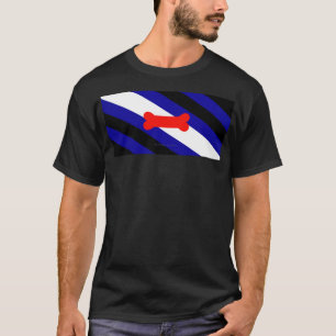 Camiseta Bandeira do orgulho canino da SlipperyJoe expressa