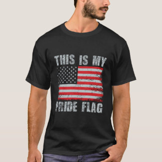Camiseta Bandeira do Orgulho de 4 de Julho Patriótica EUA A