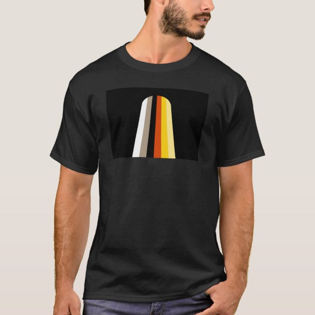 Camiseta Bandeira do Orgulho de Cabelo Longo (Frente)