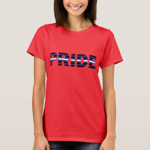 Camiseta Bandeira do Orgulho de Couro