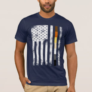 Camiseta Bandeira do Orgulho de Ursos Gays Sofridos Legal