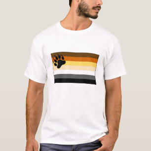 Camiseta Bandeira do Orgulho do Urso Gay