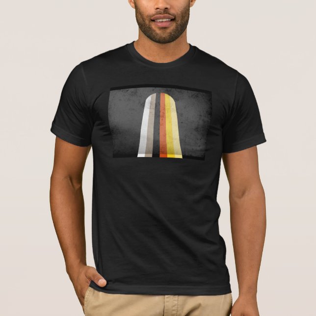 CAMISETA BANDEIRA DO ORGULHO DOS CABELOS LONGOS (Frente)