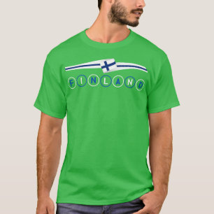 Camiseta Bandeira Do Orgulho Finlandês Da Finlândia
